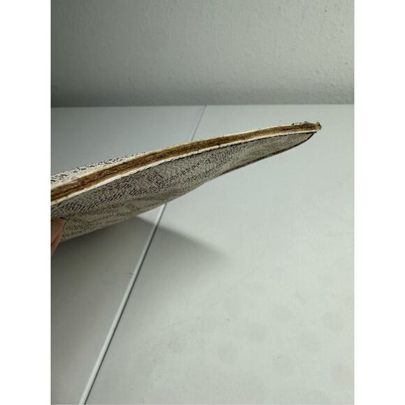 Michael Kors Fulton Vanilla Signature Large Zip Clutch Wristlet Purse See Notes - Picture 13 of 16